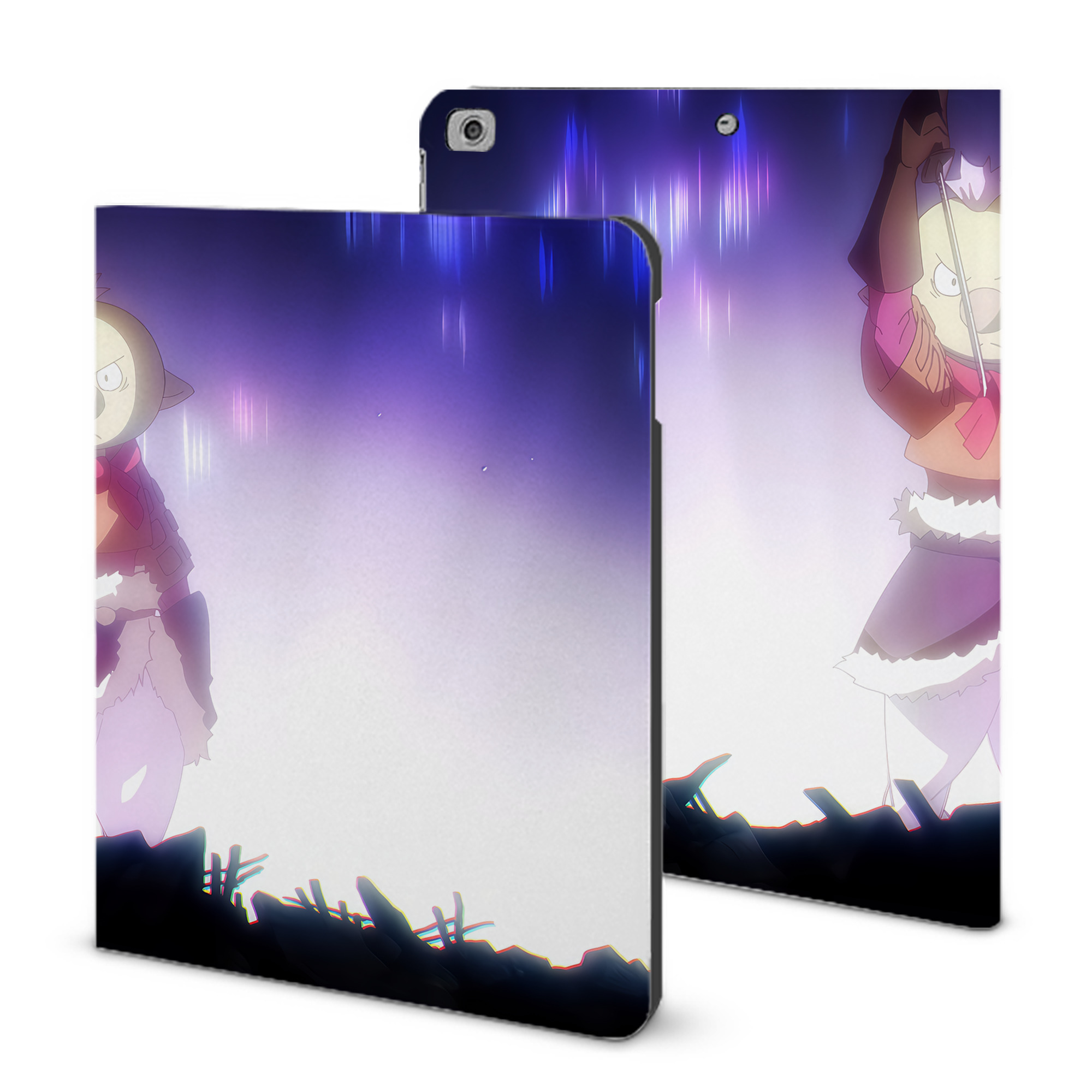 （画像用） 転スラ Regarding Reincarnated to Slime IPad ケース ブック型 PUレザー TPU 耐衝撃 軽量 薄型 ペン収納なし 全面保護 IPad 各モデル対応